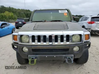 2007 Hummer H3 SUV with VIN 5GTDN13E678225611, listed as a Copart auction lot 72803624 with 198,410 mi miles and Clean Title. Bid and sale history available at carsss.com. Image 5.