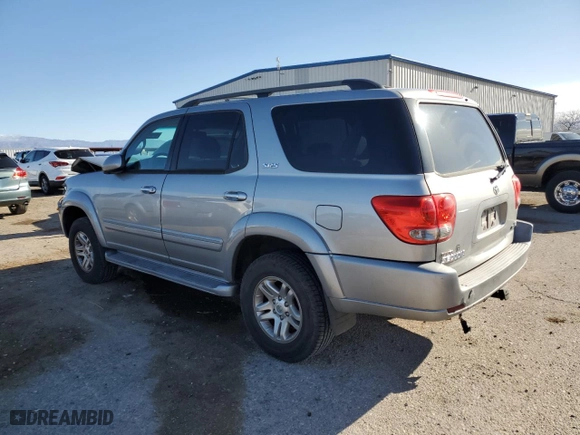 2006 Toyota Sequoia SR5 with VIN 5TDZT34A56S283438, listed as a Copart auction lot 47795345 with 294,912 mi miles and Salvage Title. Bid and sale history available at carsss.com. Image 2.