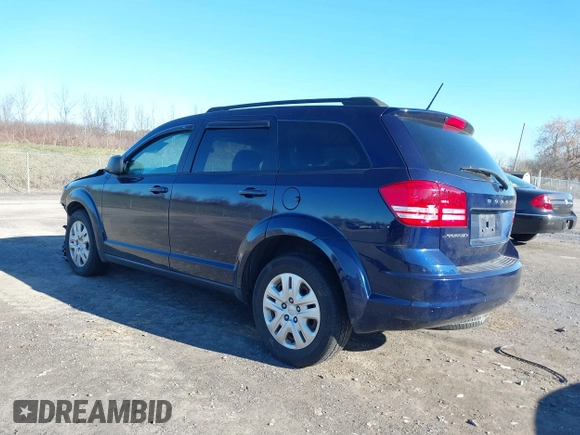 2017 Dodge Journey SE with VIN 3C4PDCAB4HT582865, listed as a IAAI auction lot 38132313 with 142,613 mi miles and . Bid and sale history available at DreamBid. Image 3.