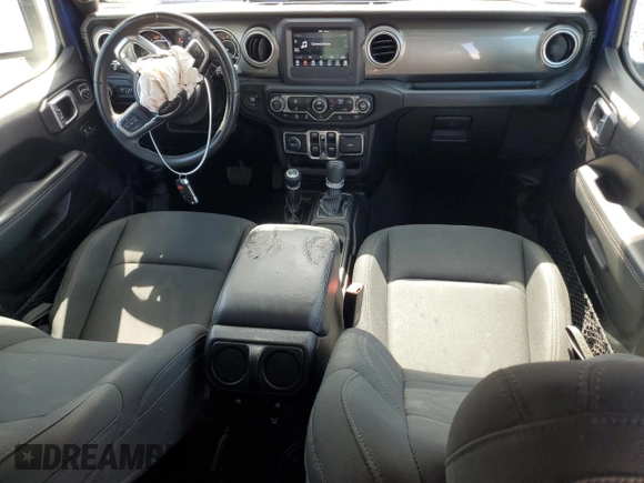 2019 Jeep Wrangler Unlimited Sahara with VIN 1C4HJXEN9KW592821, listed as a Copart auction lot 63204995 with 134,170 mi miles and Non repairable. Bid and sale history available at DreamBid. Image 8.