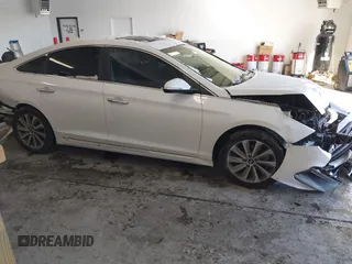 2017 Hyundai Sonata Sport with VIN 5NPE34AF7HH490930, listed as a IAAI auction lot 41383528 with 129,862 mi miles. Bid and sale history available at carsss.com. Image 13.