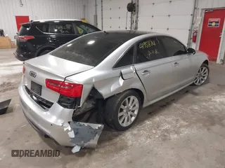 2013 Audi A6 3.0T Prestige with VIN WAUHGAFC9DN099395, listed as a IAAI auction lot 41958743 with 123,000 mi miles. Bid and sale history available at carsss.com. Image 4.