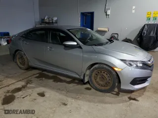2018 Honda Civic Sedan LX with VIN 2HGFC2F55JH019500, listed as a Copart auction lot 51236715 with 114,852 mi miles and Salvage Title. Bid and sale history available at carsss.com. Image 4.