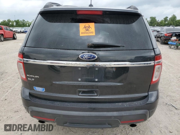 2013 Ford Explorer XLT with VIN 1FM5K7D88DGA05948, listed as a Copart auction lot 55023045 with Not Provided miles and Salvage Title. Bid and sale history available at DreamBid. Image 6.