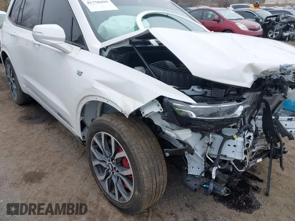 2023 Cadillac XT6 AWD Sport with VIN 1GYKPHRS1PZ155437, listed as a IAAI auction lot 41758495 with 22,949 mi miles. Bid and sale history available at carsss.com. Image 17.
