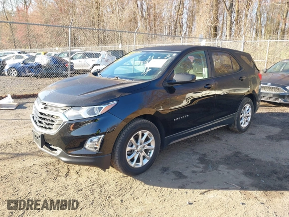 2020 Chevrolet Equinox LS with VIN 2GNAXHEV9L6151229, listed as a IAAI auction lot 41816579 with 94,324 mi miles. Bid and sale history available at carsss.com. Image 2.