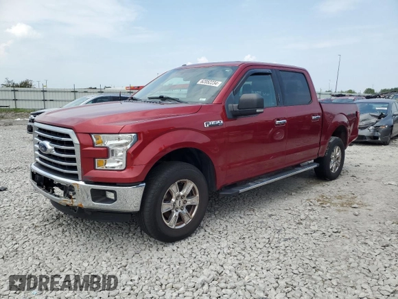 2016 Ford F-150 XLT with VIN 1FTEW1EF9GFC99602, listed as a Copart auction lot 62052234 with 147,064 mi miles and Salvage title. Bid and sale history available at DreamBid. Image 1.