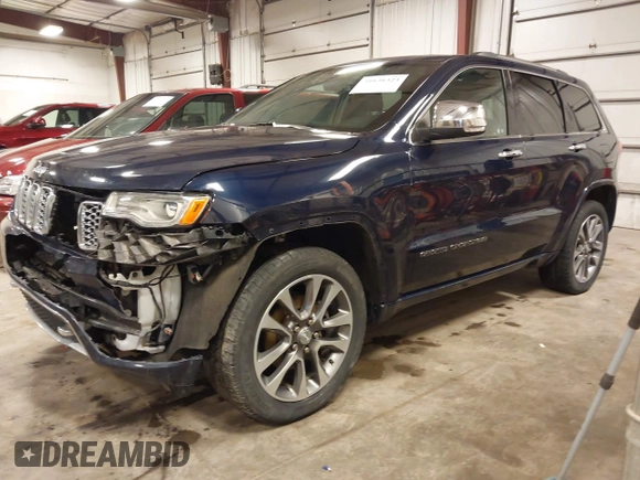 2017 Jeep Grand Cherokee Overland with VIN 1C4RJFCG3HC693897, listed as a IAAI auction lot 41636323 with 105,575 mi miles. Bid and sale history available at carsss.com. Image 18.