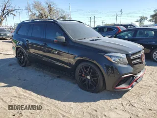 2017 Mercedes-Benz GLS with VIN 4JGDF7FE0HA878427, listed as a Copart auction lot 83296594 with 71,812 mi miles and Clean Title. Bid and sale history available at carsss.com. Image 4.