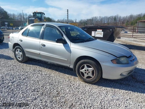 2003 Chevrolet Cavalier with VIN 1G1JC52F837260547, listed as a IAAI auction lot 41660669 with NaN miles. Bid and sale history available at carsss.com. Image 1.