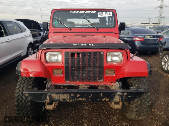 1995 Jeep Wrangler S with VIN 1J4FY19P5SP286022, listed as a Copart auction lot 82615144 with 194,475 mi miles and Clean Title. Bid and sale history available at carsss.com. Image 5.