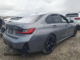 2024 BMW 3 Series 330i xDrive with VIN 3MW89FF01R8E14844, listed as a Copart auction lot 48992225 with 0 mi miles and Salvage Title. Bid and sale history available at carsss.com. Image 3.