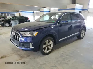2021 Audi Q7 Premium with VIN WA1AJAF75MD020524, listed as a Copart auction lot 49584935 with 54,929 mi miles and Salvage Title. Bid and sale history available at carsss.com. Image 1.