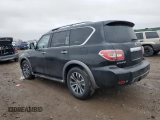 2020 Nissan Armada SL with VIN JN8AY2ND0L9108479, listed as a Copart auction lot 42314275 with 97,823 mi miles and Salvage Title. Bid and sale history available at carsss.com. Image 2.