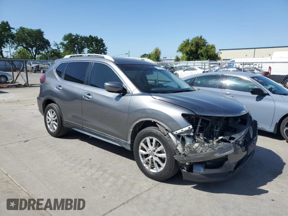 2019 Nissan Rogue SV with VIN 5N1AT2MT6KC717527, listed as a Copart auction lot 53943765 with 82,528 mi miles and Salvage Title. Bid and sale history available at DreamBid. Image 4.