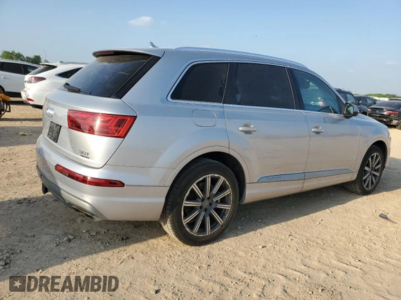 2017 Audi Q7 Premium Plus with VIN WA1LAAF70HD002088, listed as a Copart auction lot 51954345 with 142,387 mi miles and Clean Title. Bid and sale history available at carsss.com. Image 3.
