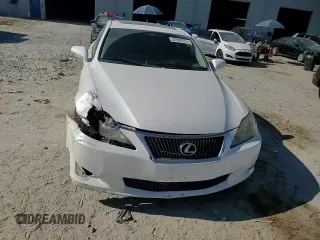 2009 Lexus IS 250 with VIN JTHBK262595086475, listed as a Copart auction lot 52990225 with 80,837 mi miles and Salvage Title. Bid and sale history available at carsss.com. Image 11.