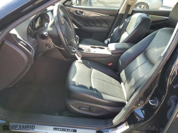 2017 Infiniti Q50 3.0t Premium with VIN JN1EV7AP5HM735138, listed as a Copart auction lot 43696675 with 107,317 mi miles and Salvage Title. Bid and sale history available at carsss.com. Image 7.