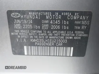 2014 Hyundai Elantra GT with VIN KMHD35LH1EU215003, listed as a IAAI auction lot 42154051 with 109,759 mi miles. Bid and sale history available at carsss.com. Image 9.