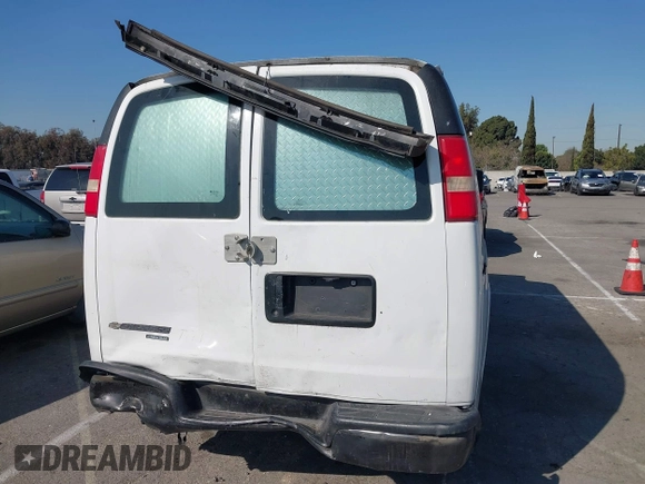 2014 Chevrolet Express Cargo Van with VIN 1GCWGFCA8E1146659, listed as a IAAI auction lot 41839939 with 189,389 mi miles. Bid and sale history available at carsss.com. Image 16.