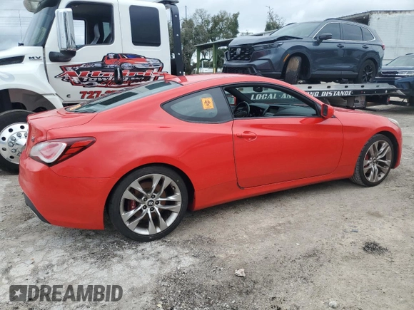 2014 Hyundai Genesis Coupe 2.0T with VIN KMHHT6KD8EU115387, listed as a Copart auction lot 75023754 with Not provided miles and Salvage title. Bid and sale history available at DreamBid. Image 3.