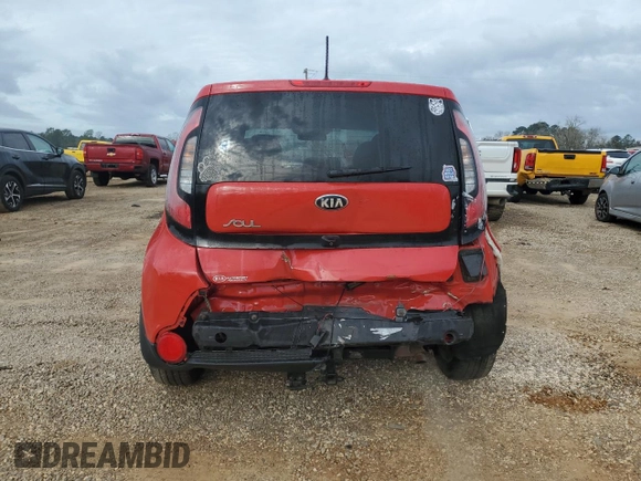 2016 Kia Soul + with VIN KNDJP3A51G7866335, listed as a Copart auction lot 46295635 with 123,959 mi miles and Salvage Title. Bid and sale history available at carsss.com. Image 6.