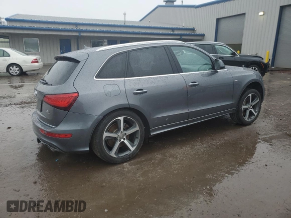 2015 Audi Q5 Premium Plus with VIN WA1DGAFP9FA031493, listed as a Copart auction lot 49801085 with 75,045 mi miles and Salvage Title. Bid and sale history available at carsss.com. Image 3.