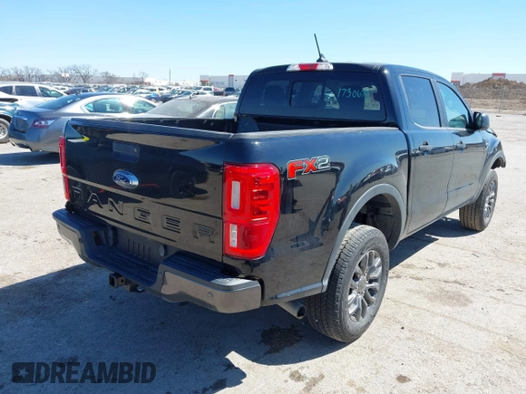 2021 Ford Ranger XL with VIN 1FTER4EH8MLD33505, listed as a IAAI auction lot 41819265 with 59,663 mi miles. Bid and sale history available at carsss.com. Image 4.