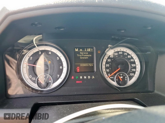 2014 Ram 1500 SLT z VIN 1C6RR7GT6ES199354, wystawiony jako Copart lot #60534925 z przebiegiem 169 850 mil mil oraz Czysty tytuł • Clean title. Historia ofert i sprzedaży dostępna na DreamBid. Obrazek 9.