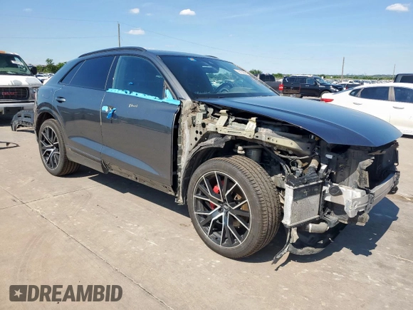 2019 Audi Q8 Prestige z VIN WA1FVAF18KD021623, wystawiony jako Copart lot #55755045 z przebiegiem 73 924 mil mil oraz Szkoda całkowita • Salvage title. Historia ofert i sprzedaży dostępna na DreamBid. Obrazek 4.