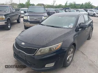 2014 Kia Optima LX z VIN 5XXGM4A79EG308084, wystawiony jako IAAI lot #41789552 z przebiegiem 267 803 mil mil oraz . Historia ofert i sprzedaży dostępna na DreamBid. Obrazek 2.