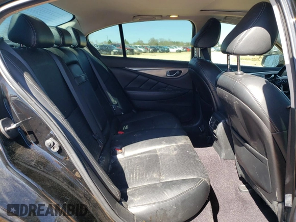 2014 Infiniti Q50 Sport with VIN JN1BV7AP9EM689053, listed as a Copart auction lot 50143775 with 148,971 mi miles and Salvage Title. Bid and sale history available at DreamBid. Image 10.