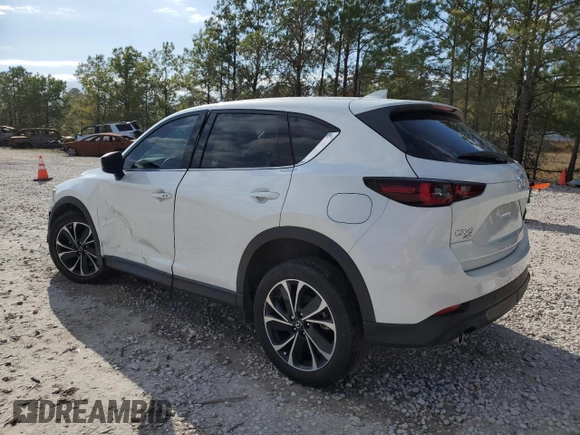 2023 Mazda CX-5 2.5 S Premium Package with VIN JM3KFBDM4P0217729, listed as a Copart auction lot 85883354 with 18,116 mi miles and Salvage Title. Bid and sale history available at carsss.com. Image 2.