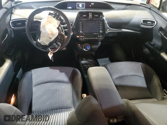 2020 Toyota Prius LE z VIN JTDKARFP7L3120380, wystawiony jako Copart lot #59051355 z przebiegiem 35 629 mil mil oraz Szkoda całkowita • Salvage title. Historia ofert i sprzedaży dostępna na DreamBid. Obrazek 8.