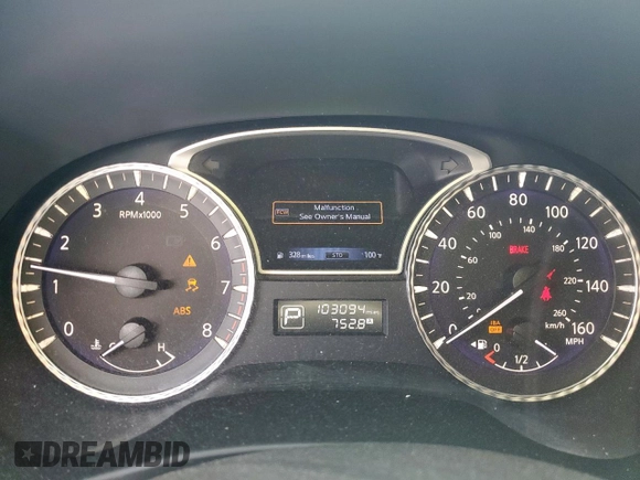 2014 Infiniti QX60 with VIN 5N1AL0MM7EC543260, listed as a Copart auction lot 60425745 with 103,094 mi miles and Salvage title. Bid and sale history available at DreamBid. Image 9.