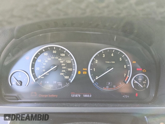 2013 BMW 7 Series 740Li with VIN WBAYE4C51DD137026, listed as a Copart auction lot 54016125 with 131,879 mi miles and Clean title. Bid and sale history available at DreamBid. Image 9.