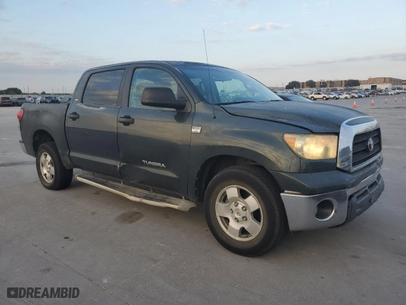 2007 Toyota Tundra SR5 with VIN 5TBET54177S455540, listed as a Copart auction lot 71871704 with 247,986 mi miles and Salvage Title. Bid and sale history available at carsss.com. Image 4.