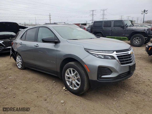 2024 Chevrolet Equinox LS with VIN 3GNAXHEG6RL340328, listed as a Copart auction lot 83009094 with 5,679 mi miles and Salvage Title. Bid and sale history available at carsss.com. Image 4.