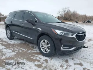 2019 Buick Enclave Essence with VIN 5GAEVAKW0KJ180545, listed as a IAAI auction lot 41318960 with 99,532 mi miles and . Bid and sale history available at carsss.com. Image 1.