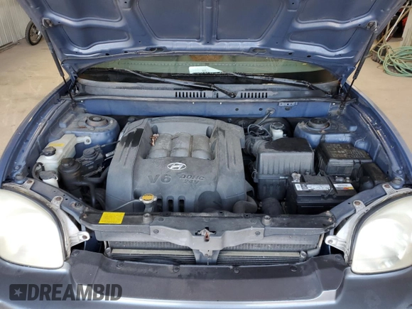 2003 Hyundai Santa Fe GLS with VIN KM8SC73D23U373492, listed as a Copart auction lot 75107684 with 205,655 mi miles and Salvage Title. Bid and sale history available at carsss.com. Image 12.