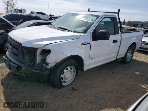 2016 Ford F-150 XL with VIN 1FTMF1CP3GKE99812, listed as a Copart auction lot 48350355 with 115,561 mi miles and Salvage Title. Bid and sale history available at carsss.com. Image 1.