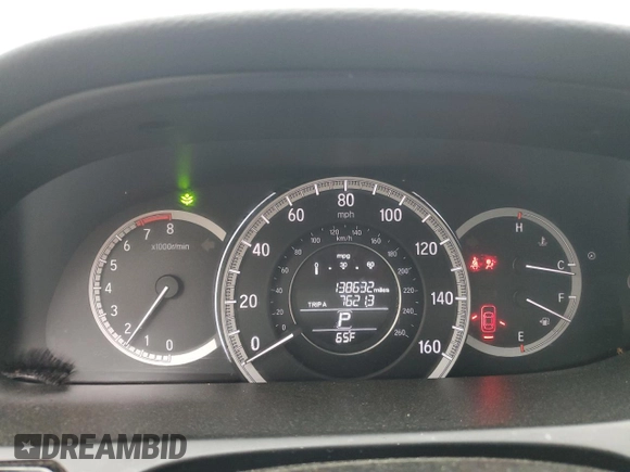 2016 Honda Accord Sedan LX with VIN 1HGCR2F38GA184576, listed as a Copart auction lot 51124595 with 138,632 mi miles and Salvage Title. Bid and sale history available at carsss.com. Image 9.