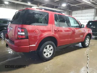 2008 Ford Explorer XLT with VIN 1FMEU73E98UB14427, listed as a Copart auction lot 52197075 with 168,241 mi miles and Salvage Title. Bid and sale history available at carsss.com. Image 3.