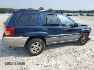2001 Jeep Grand Cherokee Laredo with VIN 1J4GX48S11C729366, listed as a Copart auction lot 62524565 with 373,749 mi miles and Salvage title. Bid and sale history available at DreamBid. Image 3.