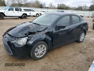 2019 Toyota Yaris Sedan L with VIN 3MYDLBYV8KY515567, listed as a Copart auction lot 46344445 with 65,925 mi miles and Salvage Title. Bid and sale history available at carsss.com. Image 1.