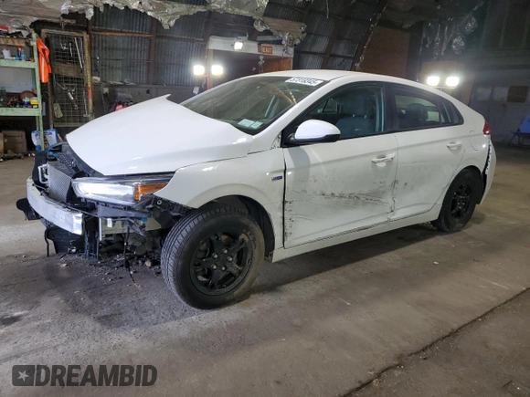2020 Hyundai Ioniq Blue with VIN KMHC65LC4LU221107, listed as a Copart auction lot 57318345 with 141,031 mi miles and Salvage title. Bid and sale history available at DreamBid. Image 1.