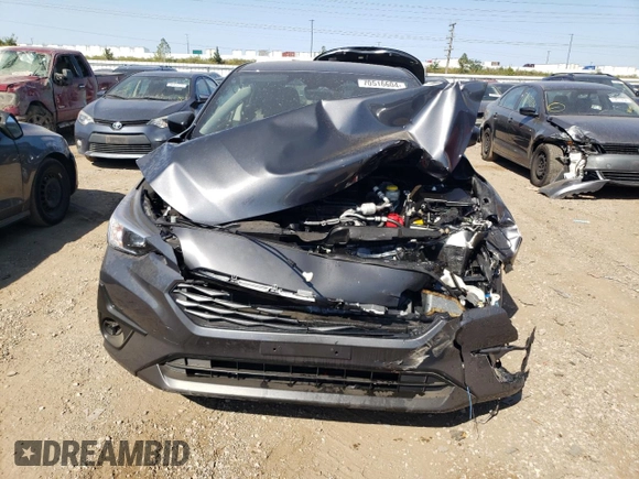 2024 Subaru Impreza with VIN JF1GUABC6R8854124, listed as a Copart auction lot 70516604 with Not Provided miles and Salvage Title. Bid and sale history available at carsss.com. Image 5.