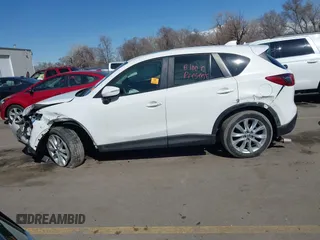 2015 Mazda CX-5 Grand Touring with VIN JM3KE4DY5F0526335, listed as a IAAI auction lot 41756046 with 1 mi miles. Bid and sale history available at carsss.com. Image 14.