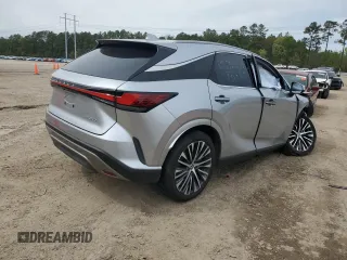 2023 Lexus RX with VIN 2T2BAMBA4PC022193, listed as a Copart auction lot 50361965 with 0 mi miles and Salvage Title. Bid and sale history available at carsss.com. Image 3.