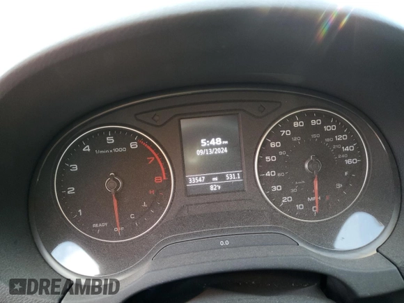 2019 Audi A3 Sedan Premium with VIN WAUBEGFF5K1018194, listed as a Copart auction lot 69603104 with 33,547 mi miles and Non Repairable. Bid and sale history available at carsss.com. Image 9.